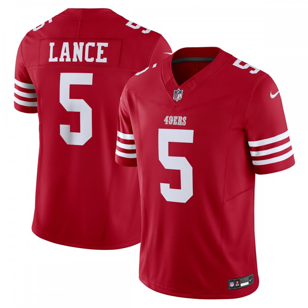 Trey Lance San Francisco 49ers Nike Vapor F.U.S.E. Limited Jersey - Scarlet-GridironStore